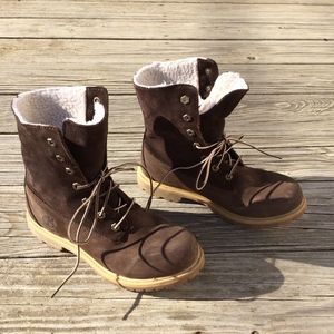 Timberland Boots Authentics Teddy Fleece Fold Down